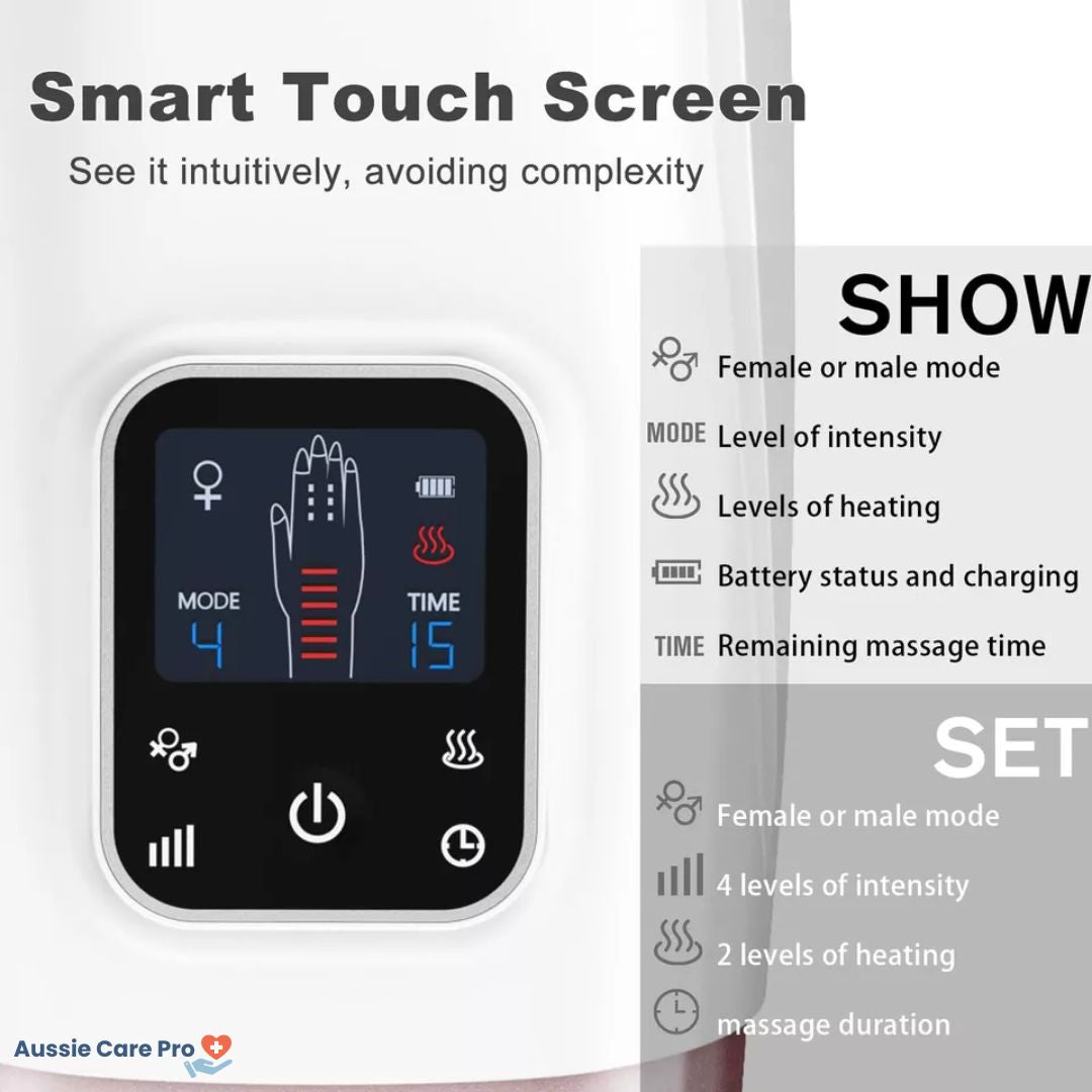 Relaxing Hand Massager with Heat and Pressure