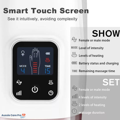 Relaxing Hand Massager with Heat and Pressure