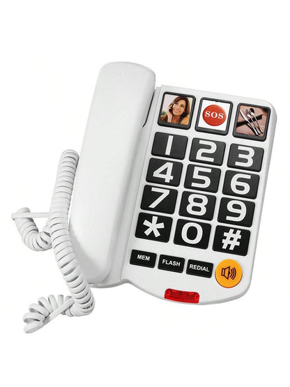 Easy Use Senior Phone - Simple Classic Home Telephone - Luxivelle