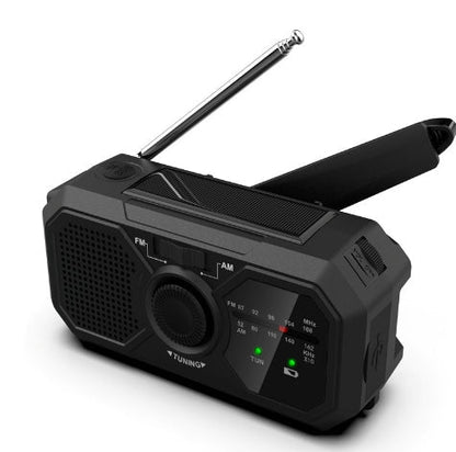 Compact Solar Hand Crank Radio