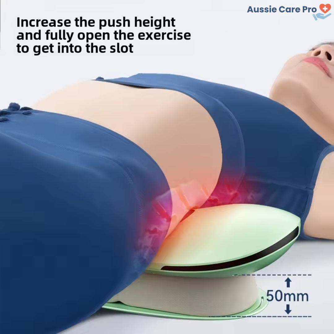 Portable Back Massager for Pain Relief & Posture Support