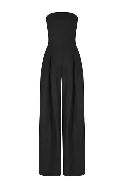 Luxurious Satin Evening Jumpsuit