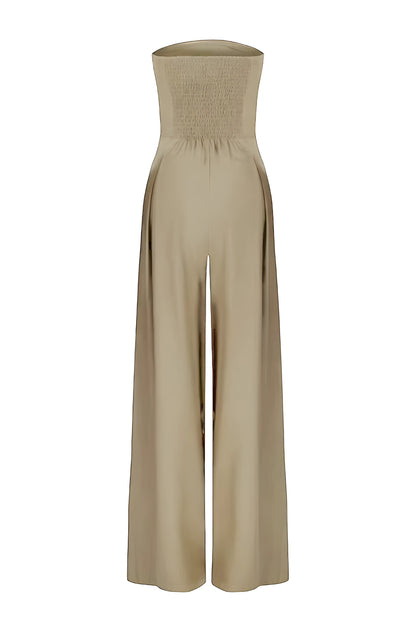 Luxurious Satin Evening Jumpsuit