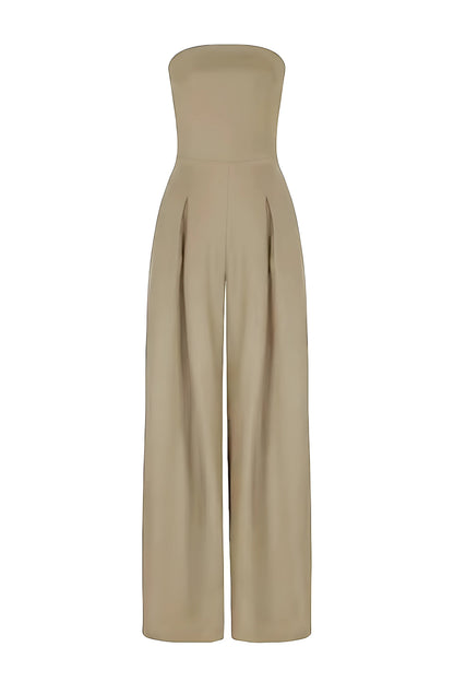 Luxurious Satin Evening Jumpsuit