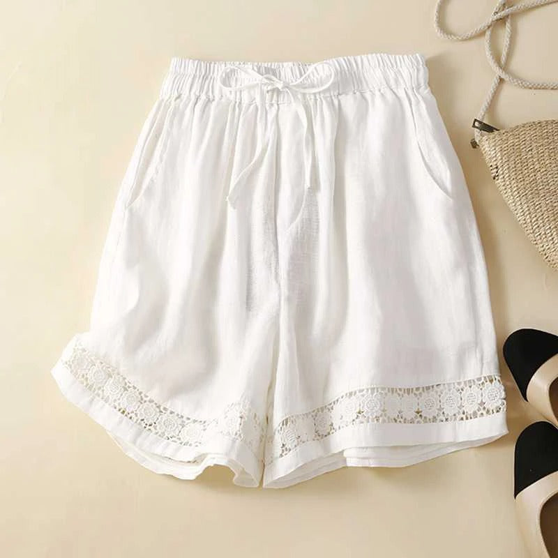Casual Stitched Summer Shorts - Luxivelle