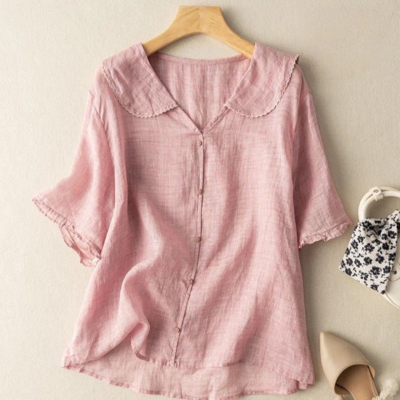 Classic Womens Button Down Top
