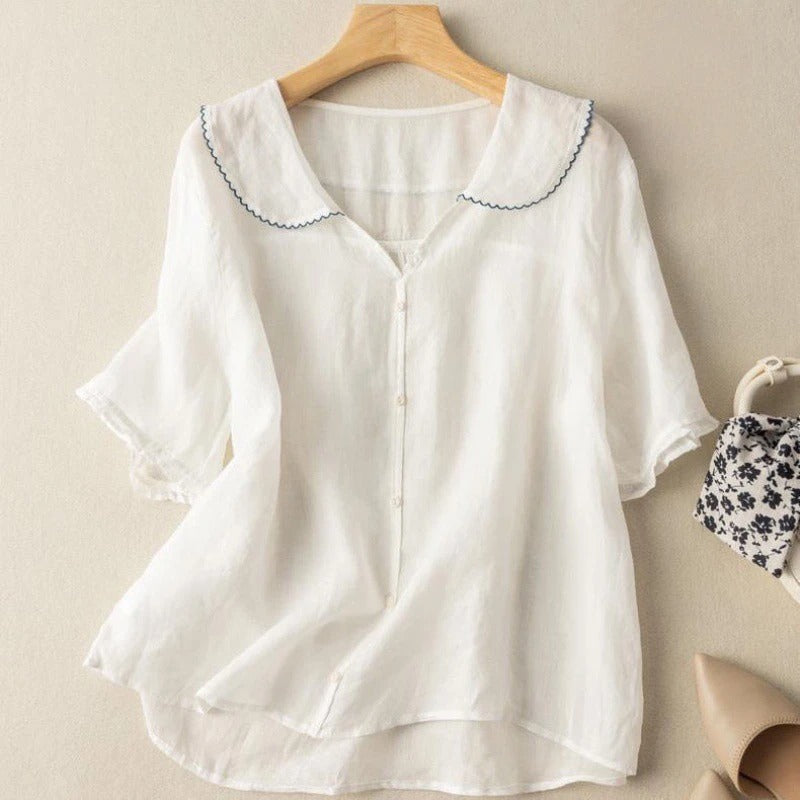 Classic Womens Button Down Top