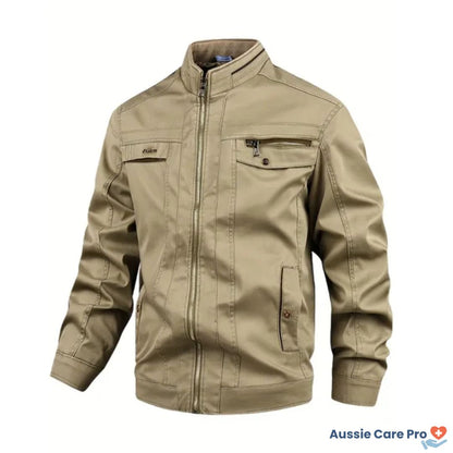 Relaxed Fit Men's Cotton Outdoor Jacket