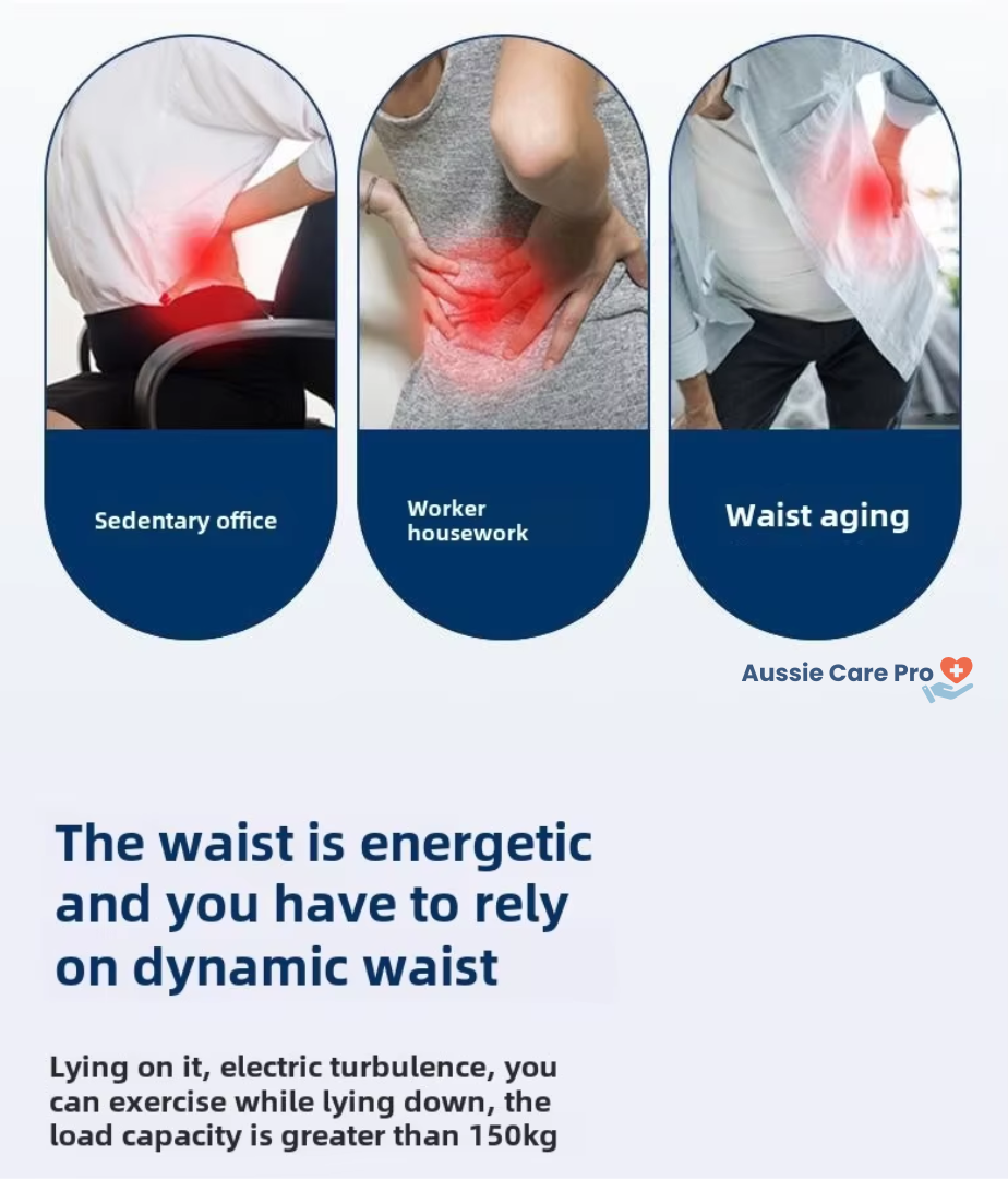 Portable Back Massager for Pain Relief & Posture Support