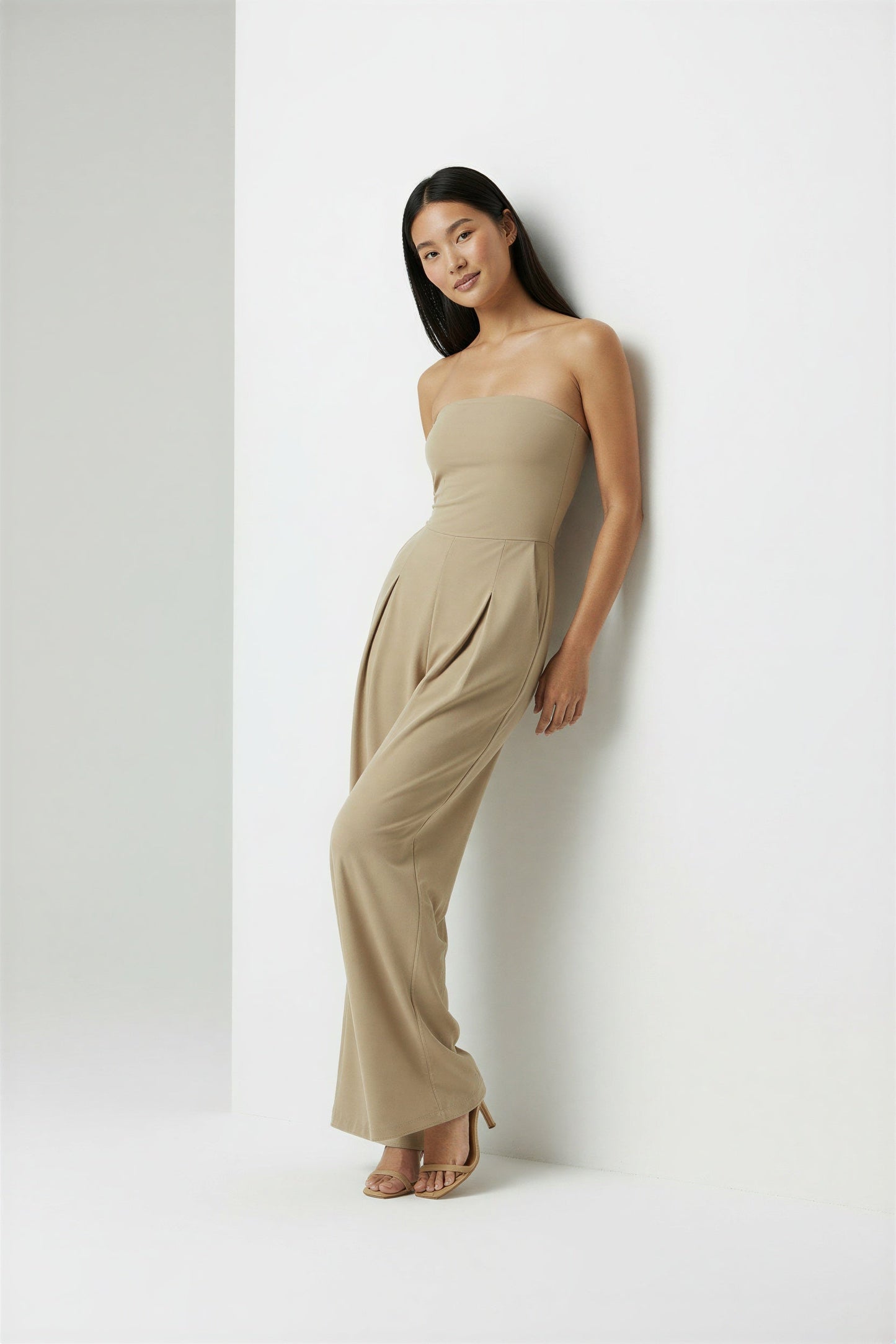 Luxurious Satin Evening Jumpsuit
