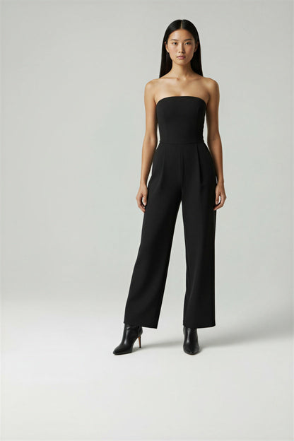 Luxurious Satin Evening Jumpsuit