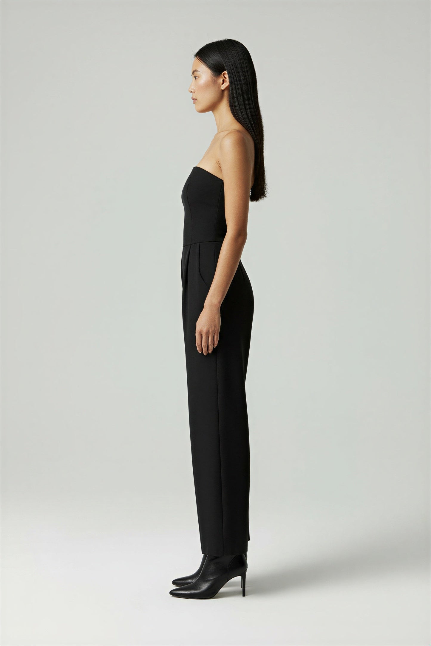 Luxurious Satin Evening Jumpsuit