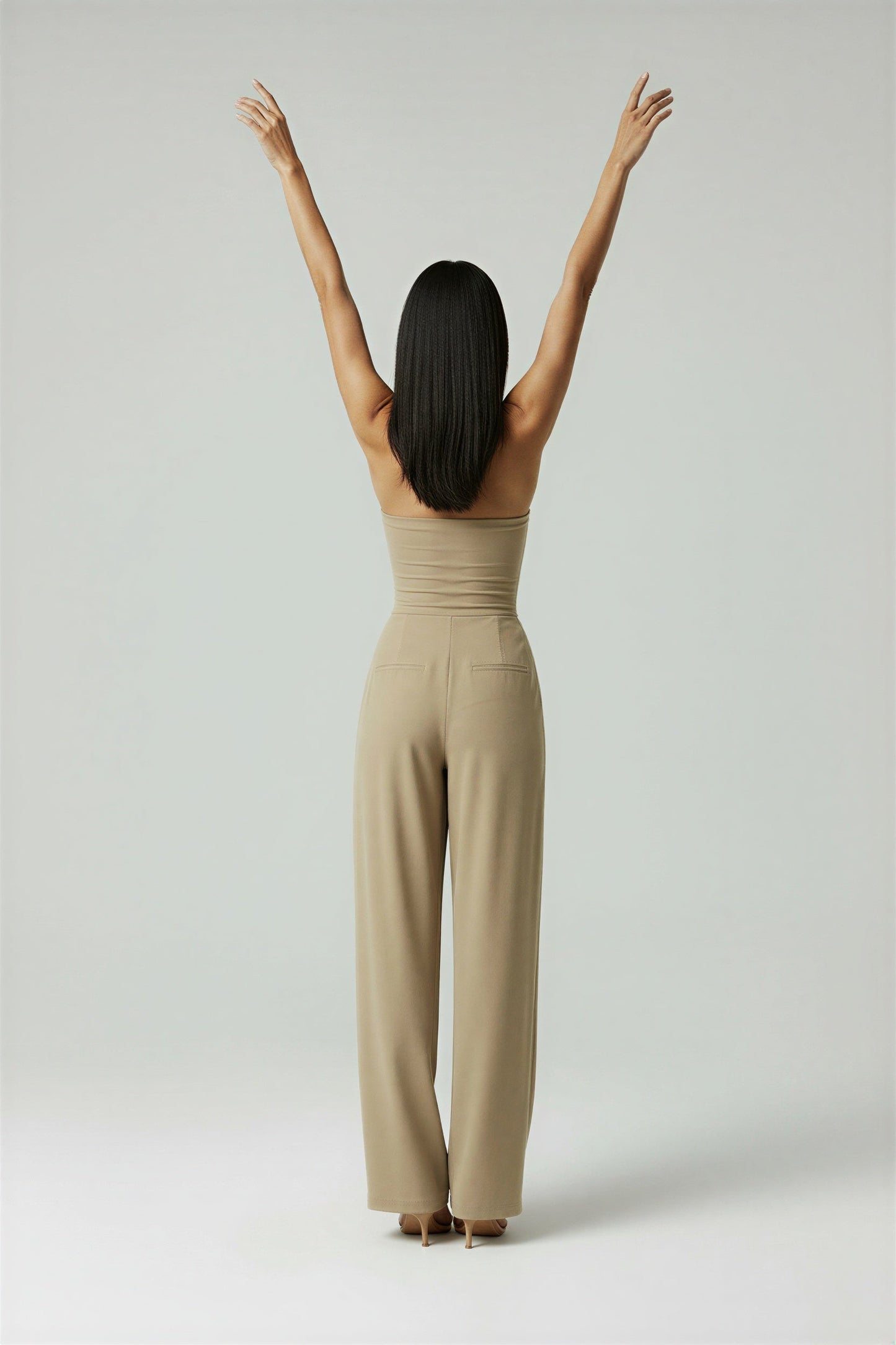 Luxurious Satin Evening Jumpsuit