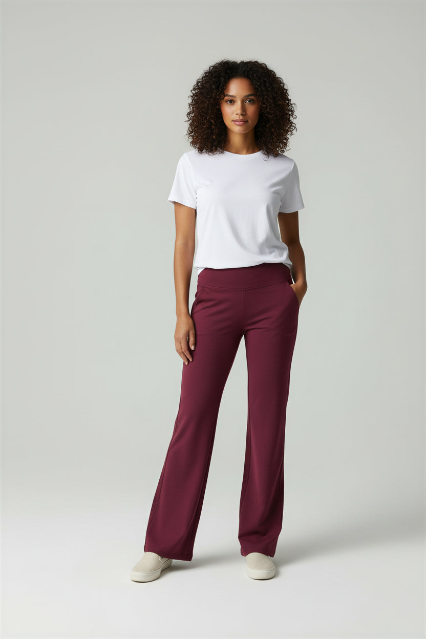 Selina | Comfortable Fitness Wide Leg Pants - Luxivelle