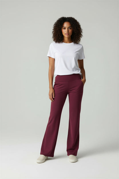 Selina | Comfortable Fitness Wide Leg Pants - Luxivelle