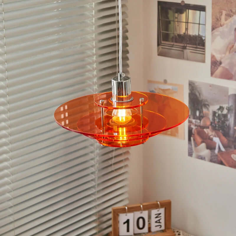 Contemporary Glass Globe Hanging Light