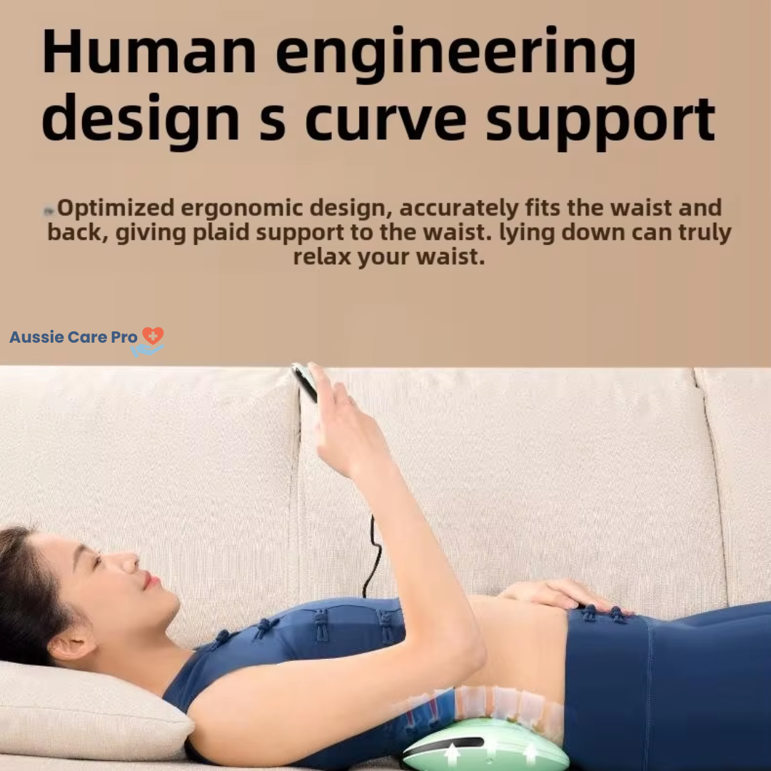 Portable Back Massager for Pain Relief & Posture Support