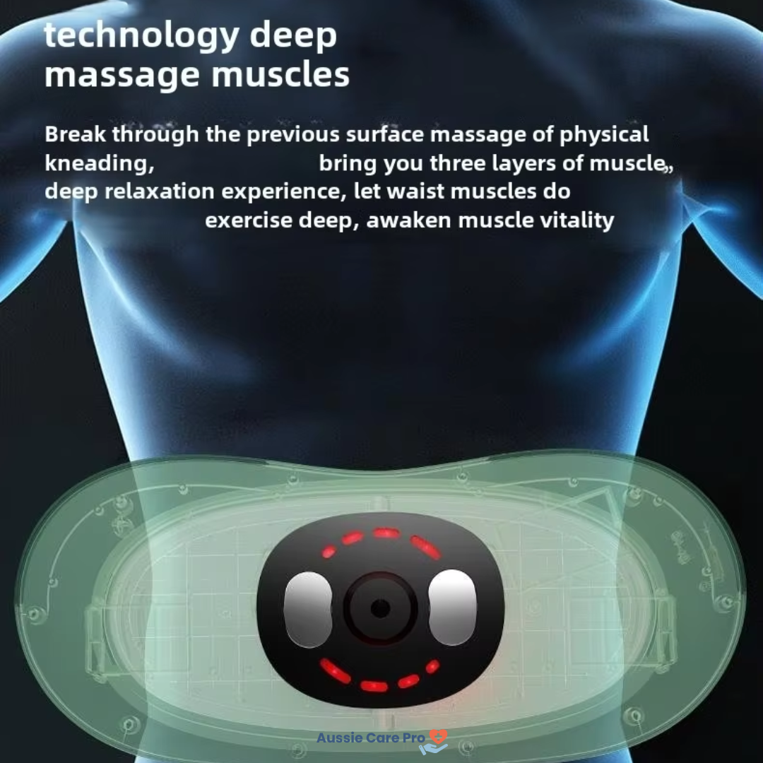 Portable Back Massager for Pain Relief & Posture Support