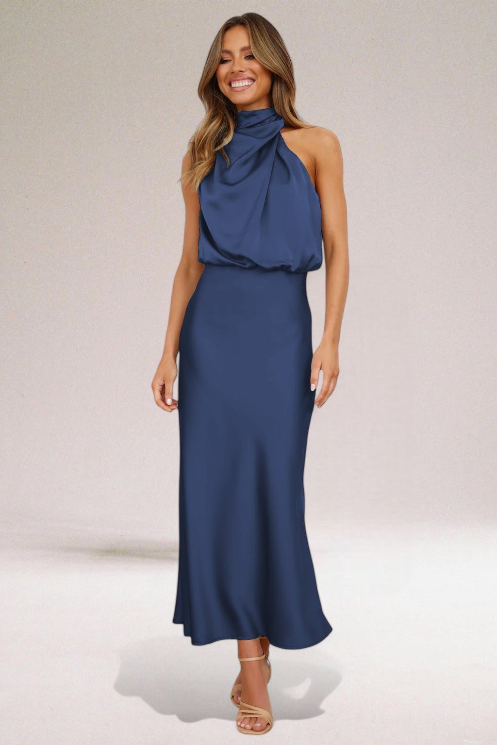 Zara | Glamorous satin dress
