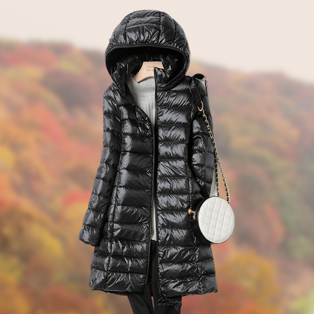 Women's Lightweight Water Resistant Slim Fit Jacket - Luxivelle