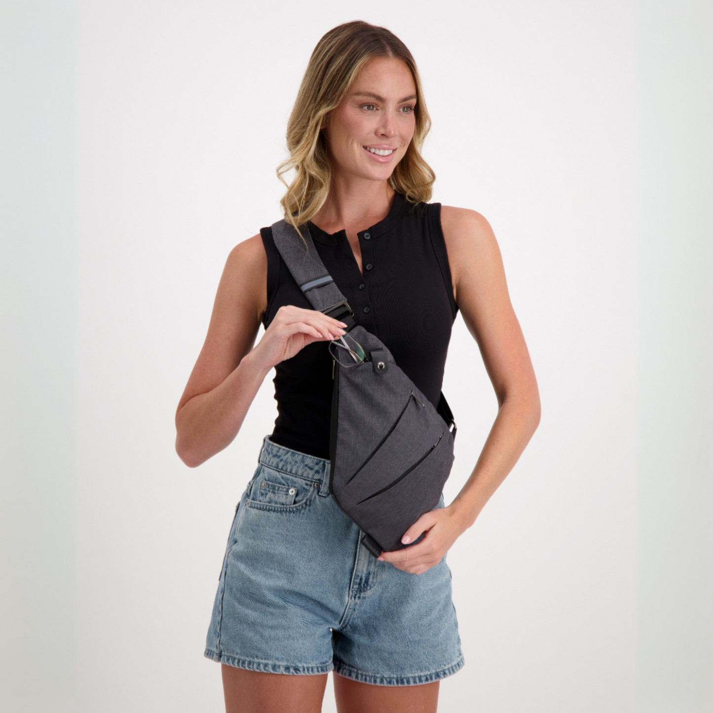 Anti-Theft Crossbody Sling Bag | RFID Protected and Slash-Resistant - Trendy Melbourne