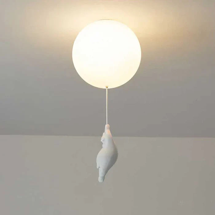 Cute Bear Nursery Pendant Light