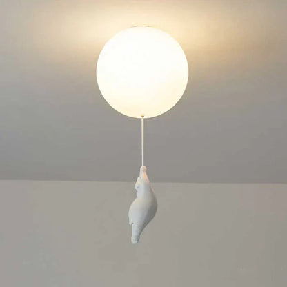 Cute Bear Nursery Pendant Light