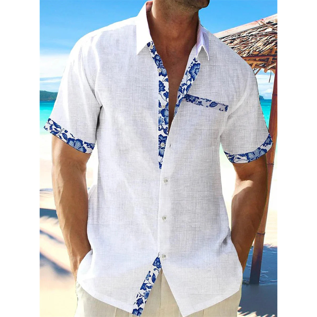 Lightweight Men's Summer Cotton Shirt Casual Tee
