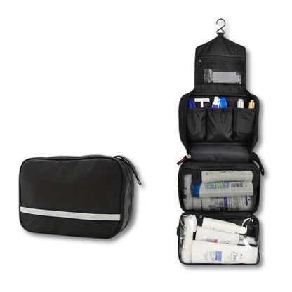 Portable Travel Toiletry Bag – Space Saving Bathroom Organizer - Luxivelle