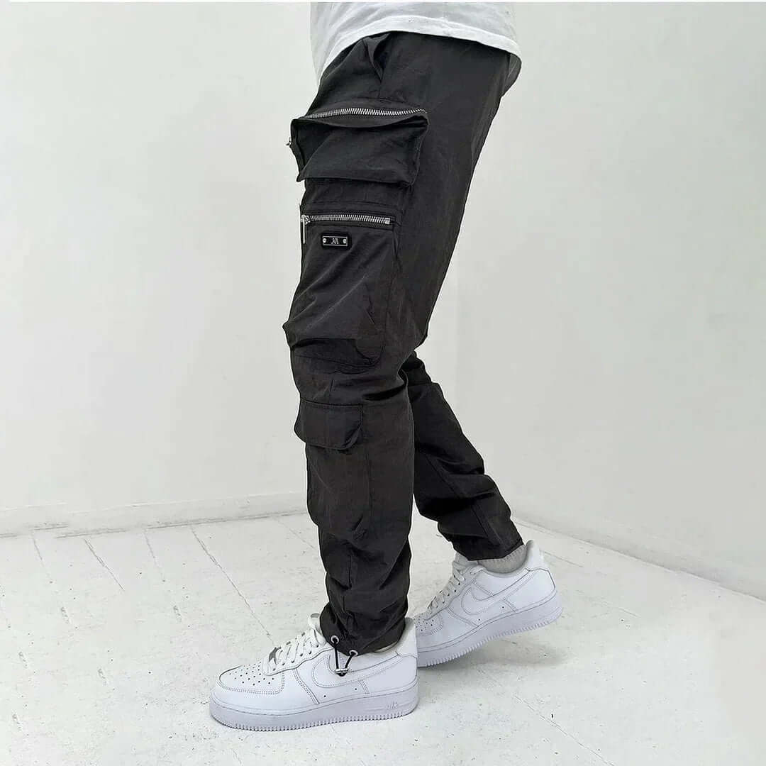Men's Slim Fit Cargo Pants with Extra Pockets