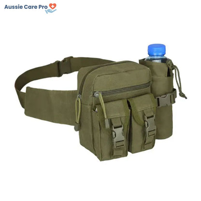 Waterproof Hiking Hip Pack with Water Bottle Holder
