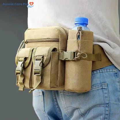 Waterproof Hiking Hip Pack with Water Bottle Holder