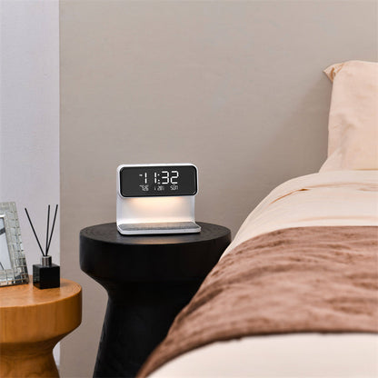 Smart LED Bedside Table Lamp with USB Charger