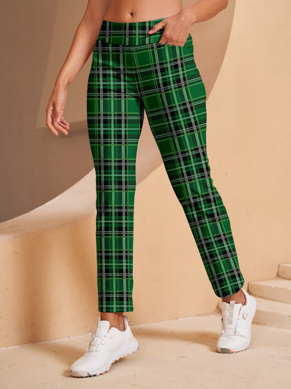 Comfortable 28 Inch Stretchy Slim Fit Ankle Pants
