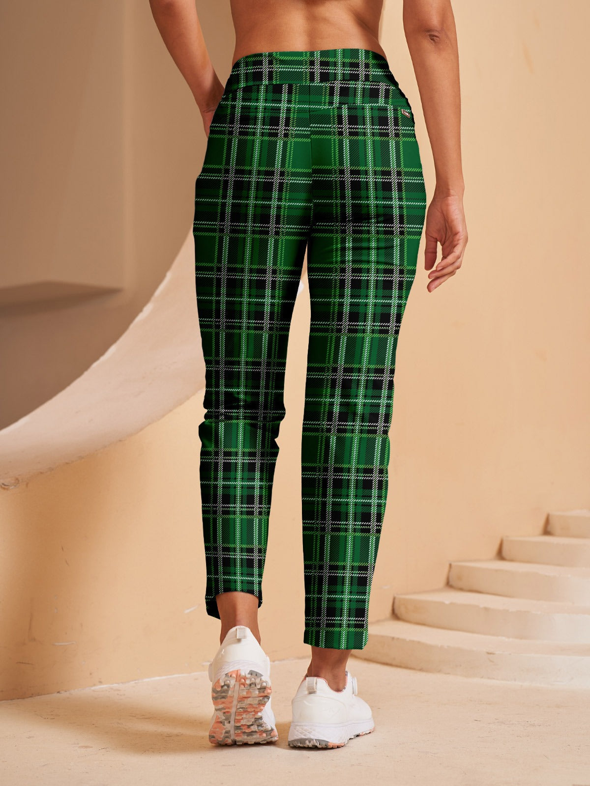 Comfortable 28 Inch Stretchy Slim Fit Ankle Pants