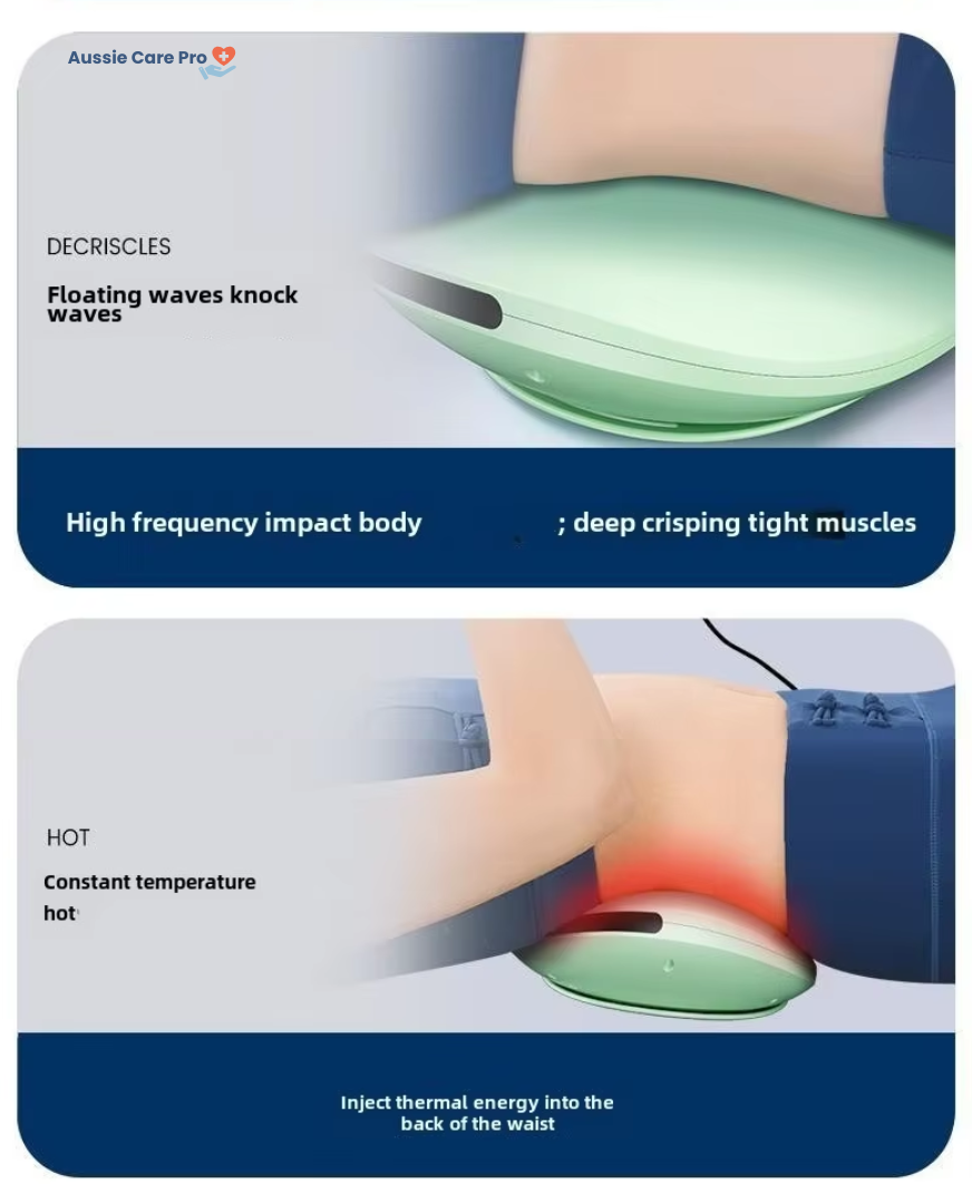 Portable Back Massager for Pain Relief & Posture Support