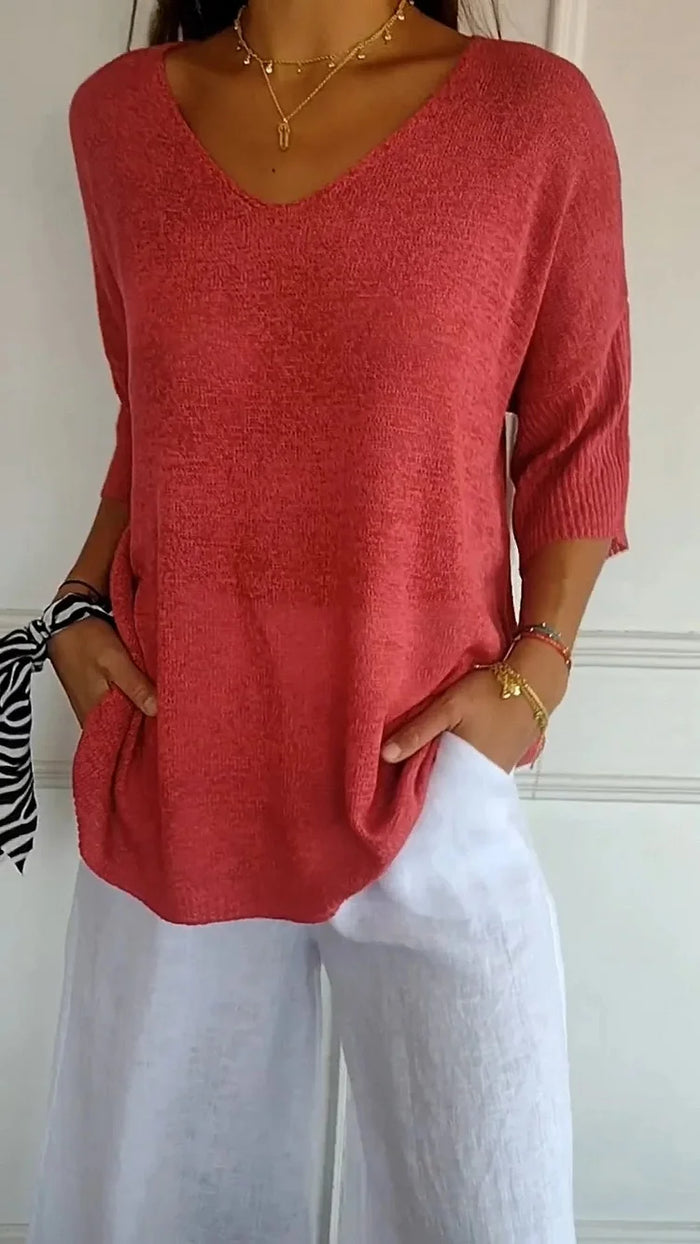 Ladies Cozy Sweater Top
