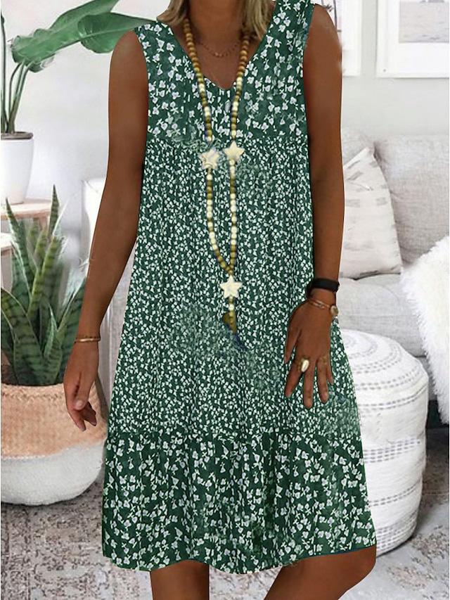 Summer Floral Off Shoulder Dress - Luxivelle