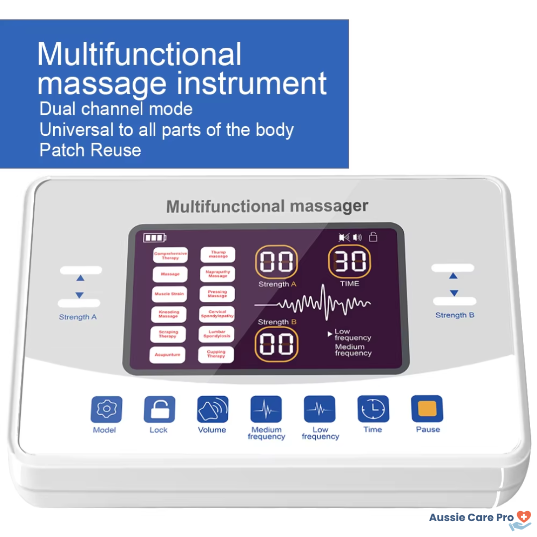 Digital Electric Massage Device - 12 Mode Muscle Reliever