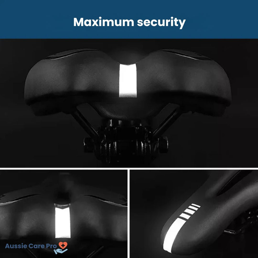 Soft Gel Bicycle Seat with Reflective Cover