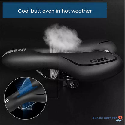Soft Gel Bicycle Seat with Reflective Cover