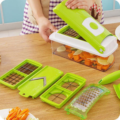 Easy 12-in-1 Veggie Chopper and Slicer Kitchen Tool - Luxivelle