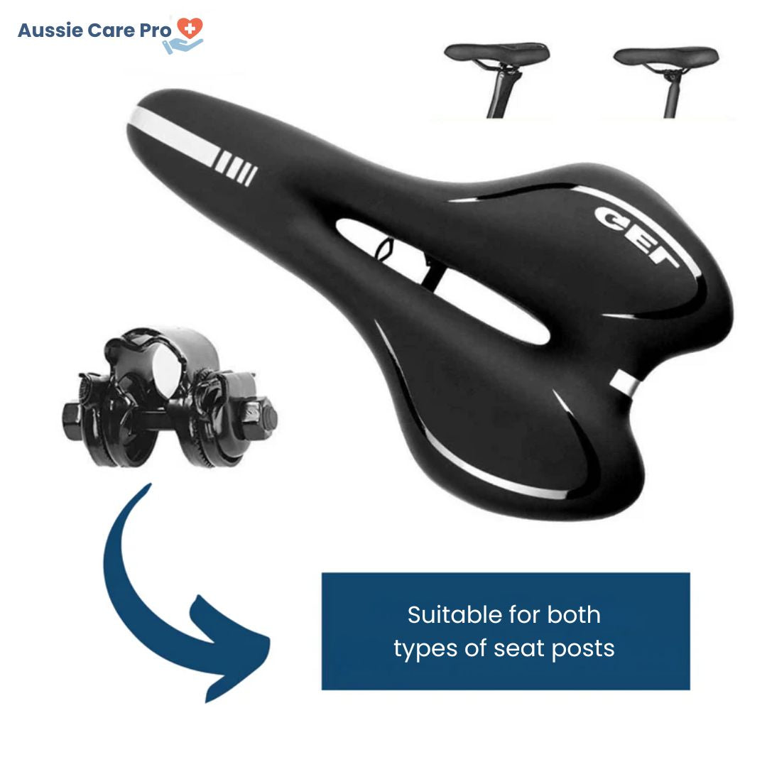 Soft Gel Bicycle Seat with Reflective Cover