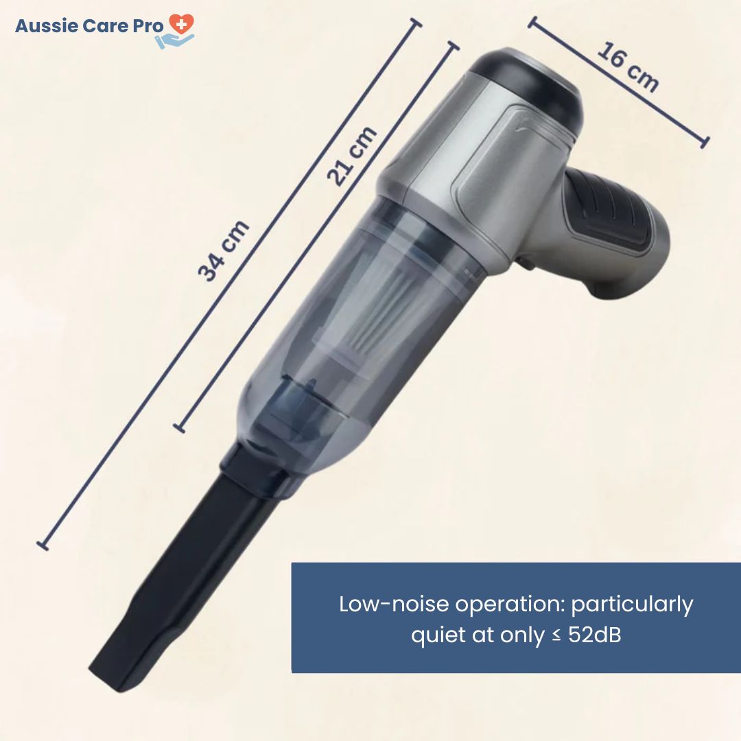 Compact Wireless Hand Vacuum - Lightweight & Rechargeable