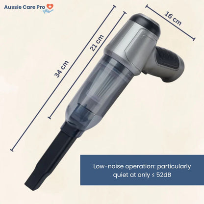 Compact Wireless Hand Vacuum - Lightweight & Rechargeable