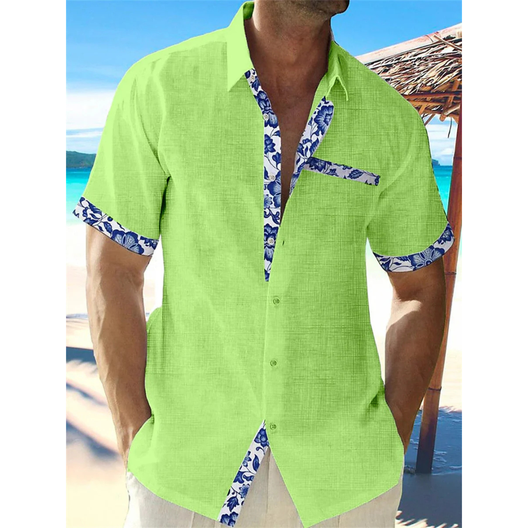 Lightweight Men's Summer Cotton Shirt Casual Tee