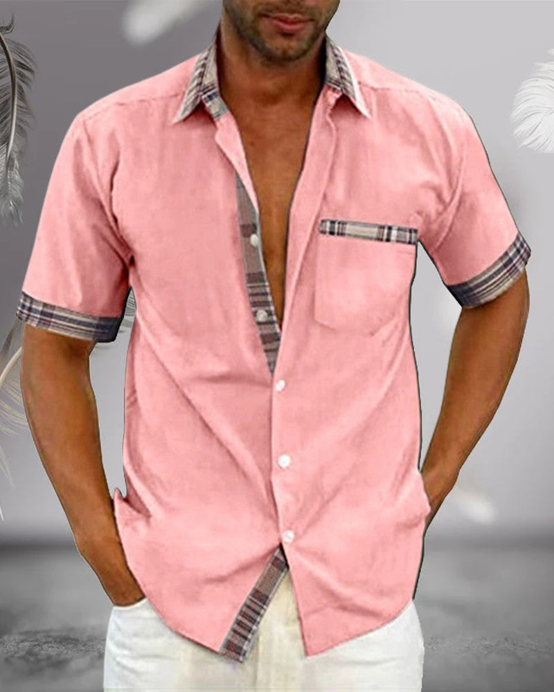 Casual Men's Summer Dress Shirt