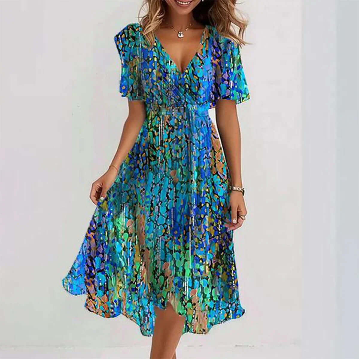 Sunny Sleeveless Sundress - Luxivelle