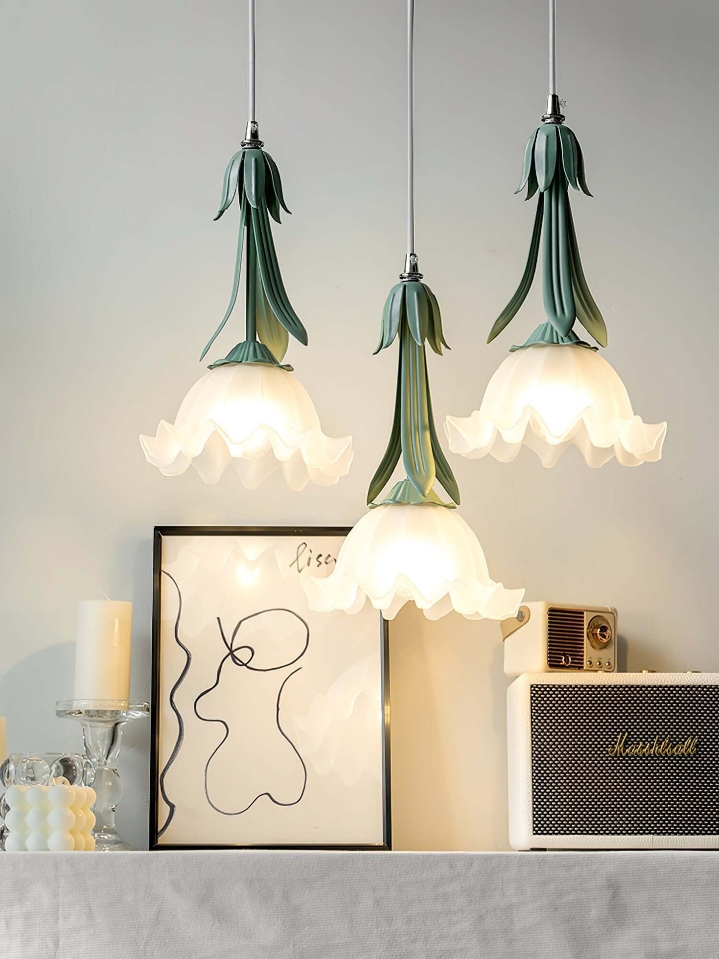 Beautiful Floral Hanging Lamp
