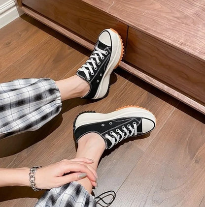 Comfortable Low-Top Casual Canvas Sneakers